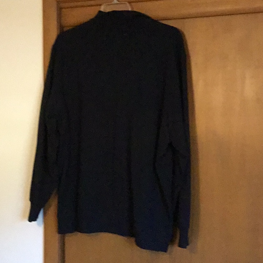 Mens Dockers quarter front zip, black. Like new - Picture 2 of 5